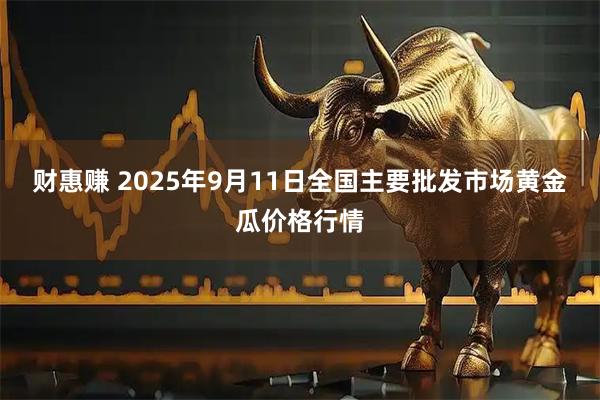 财惠赚 2025年9月11日全国主要批发市场黄金瓜价格行情
