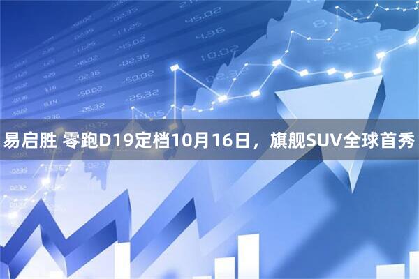 易启胜 零跑D19定档10月16日，旗舰SUV全球首秀