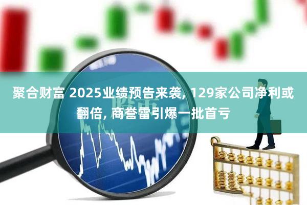 聚合财富 2025业绩预告来袭, 129家公司净利或翻倍, 商誉雷引爆一批首亏